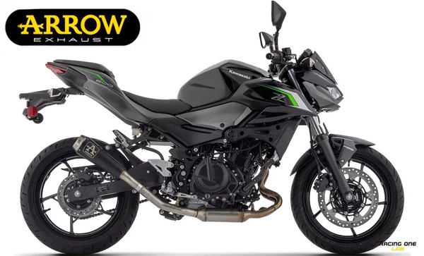 arrow Pro-Race Dark EndschalldäMpfer FüR Kawasaki Z 500 / Ninja 500 2024 EU5+-image