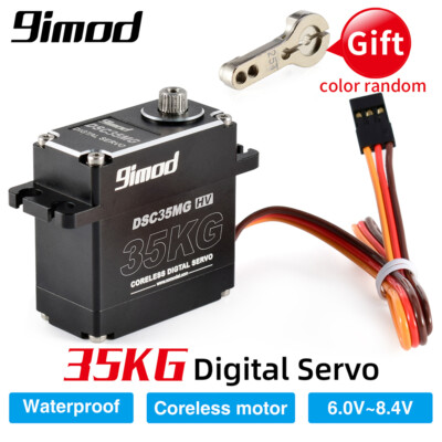 9imod -Waterproof 35KG Metal Gear HV Coreless Digital Servo for RC Car Boat
