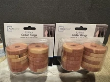 Mainstays 2-pack 100% Natural Cedar Discs Protect Clothings From Moths & Mildew