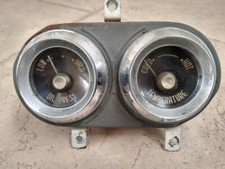 1955 56 Plymouth Oil Pressure Temperature Gauge Cluster Mopar Oem