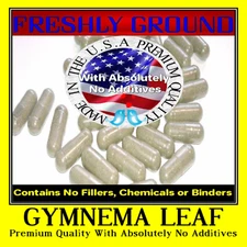 GYMNEMA LEAF With Absolutely No Additives High Potency 100  Vegetarian Capsules