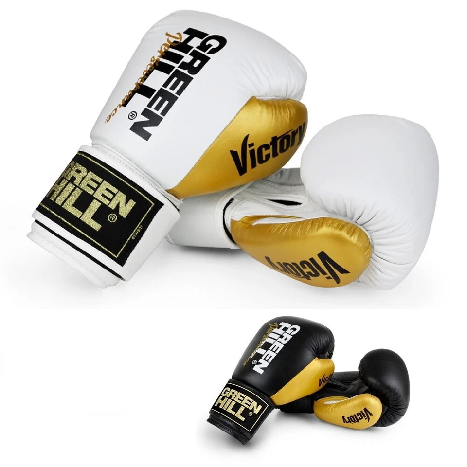 GREEN HILL VICTORY GUANTI DA BOXE GUANTONI PUGILATO PELLE