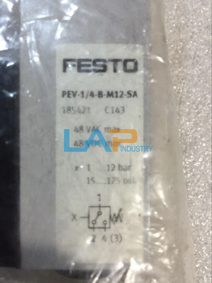 1PC New FESTO PEV-1/4-B-M12-SA 185421 Pressure Sensors - Image 2 of 4