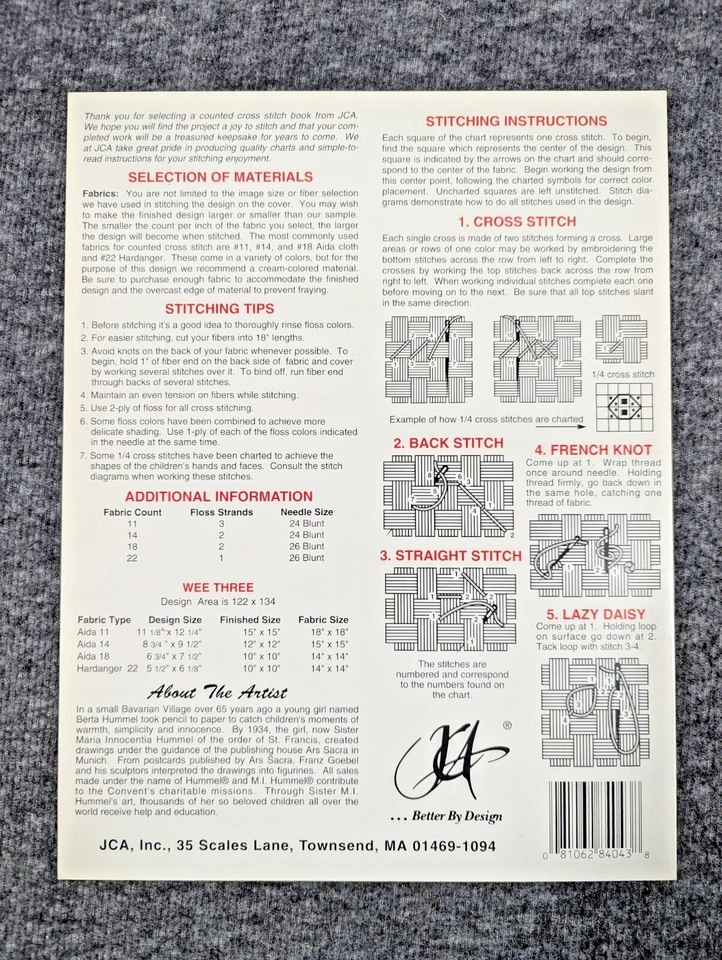 M.J. Hummel Goebel Wee Three & Ready For Rain вышивка крестиком узор только диаграммы - Изображение 3 из 4