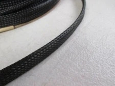 BLACK POLYESTER, EXPANDABLE SLEEVING, 15mm, 3 metre LENGTH, RALLY/KITCAR WIRING 
