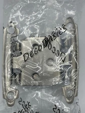 DecoBasics 1/2" Overlay Self Closing Kitchen Cabinet Hinges Brushed Nickel 12Ct