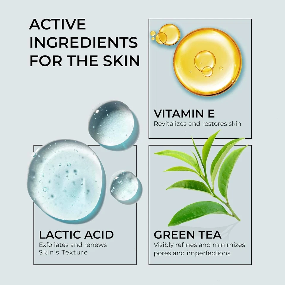 Paquete de tratamiento para acné serun niacinamida 2 oz y suero de ácido glicólico 2 oz Foto 3 de 4