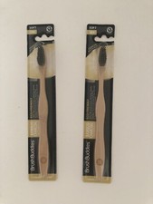 Brush Buddies Bamboo Charcoal Toothbrush Infused Bristles Eco Friendly Soft