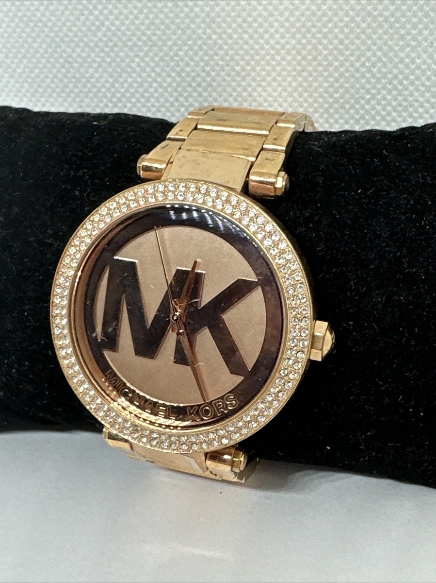 Michael Kors Parker MK5865 Women Rose Gold Analog Dial 