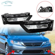 Bumper Fog Lights Driving Lamps For 2013-2015 Honda Accord Sedan Left&Right Side