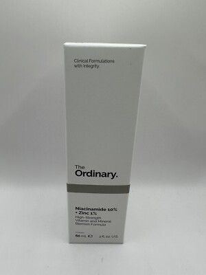 The Ordinary Niacinamide 10% + Zinc 1%  - Authentic 2 fl oz. Blemish Formula NIB