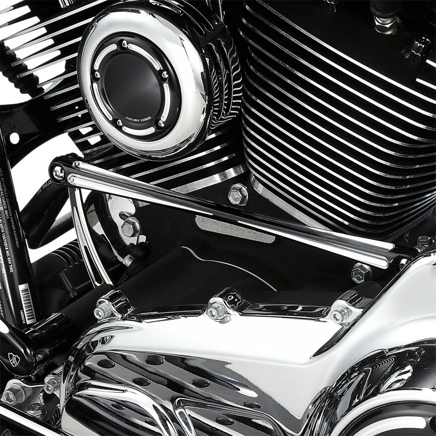 Enlace de cambio redondo Arlen Ness negro corte profundo para Harley FLHT y Softail 84-16 Foto 2 de 2