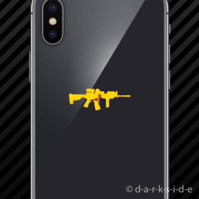 (2x) New Mexico State Shape AR15 Cell Phone Sticker Mobile AR-15 M16 M-16 NM