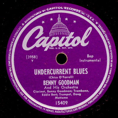 BENNY GOODMAN & HIS ORCH. Undercurrent Blues / Ma Belle Marguerite  78rpm  X2610