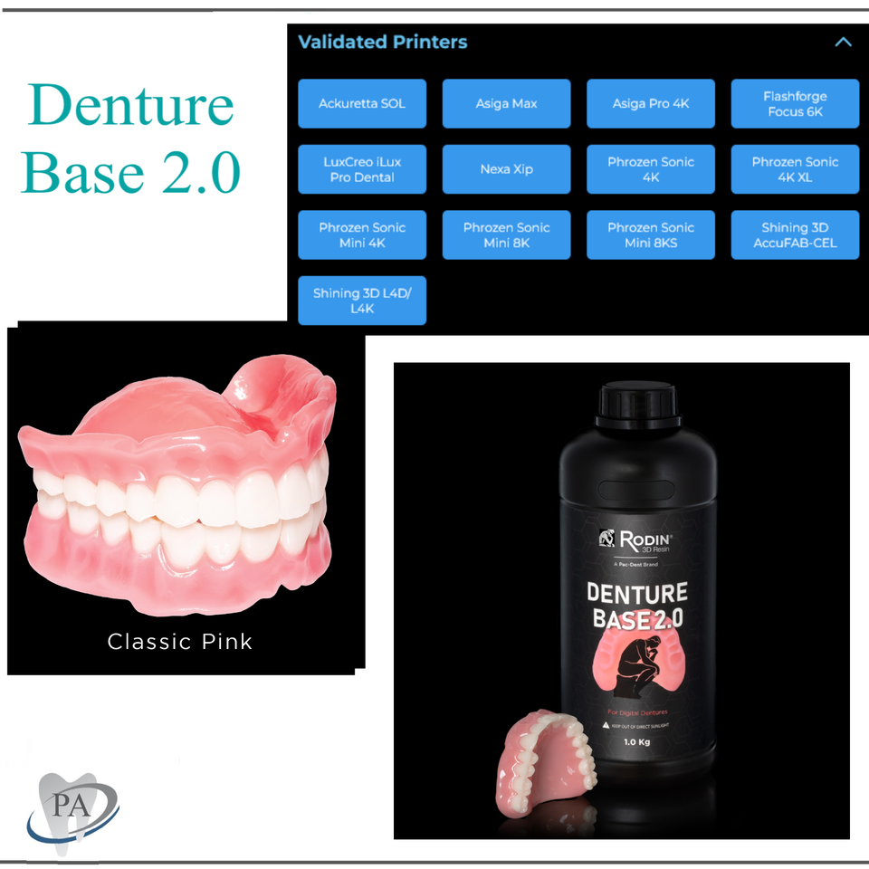 3D Rodin Resin Printing Materials, Denture Base, Clear Bite Splint ...