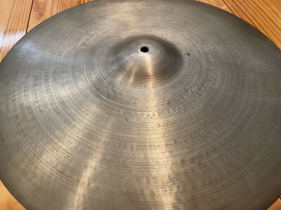 Vintage Avedis Zildjian 24” Double Stamped Late 1950s Ride Cymbal