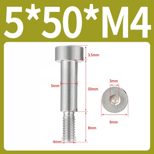 Shoulder Bolt Screws A2 Stainless Steel - Allen Socket Head M4 M5 M6 M8 M10 - Picture 25 of 97