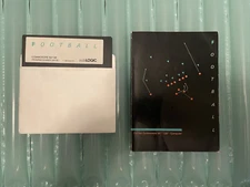 RARE Vintage subLOGIC FOOTBALL Game + Manual for Commodore 64 / 64C / 128D / 128