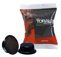 CaffÈ Toraldo - Cremosa - Box 100 A Modo Mio Kompatible Kapseln 7G