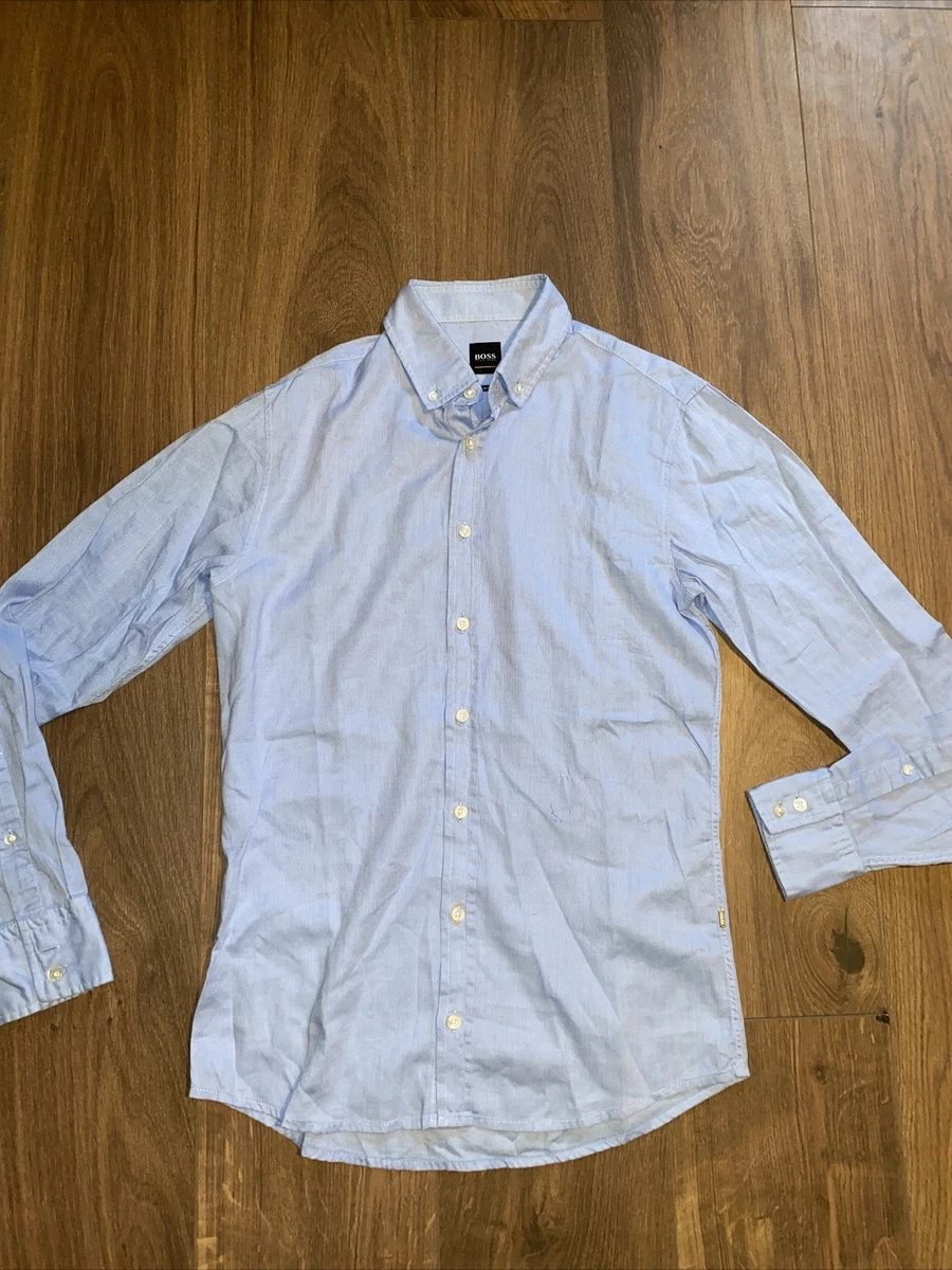 Hugo boss men's online slim fit shirts