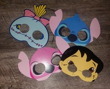 Lilo and Stitch Party Masks Disney Birthday Pack of 12 Invitations