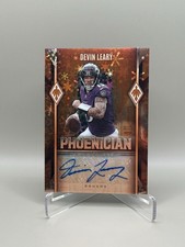 2025 PHOENIX DEVIN LEARY AUTO PHOENICIAN PENMENSHIP WINTER PRIZM CASE HIT /149
