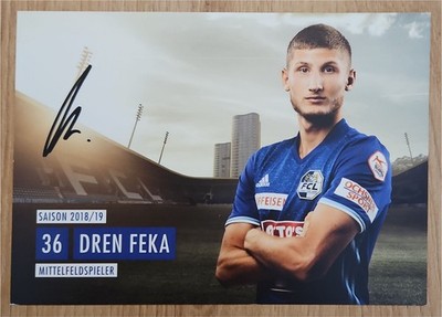   Dren Feka   FC Luzern   Autogrammkarte 2018/2019  