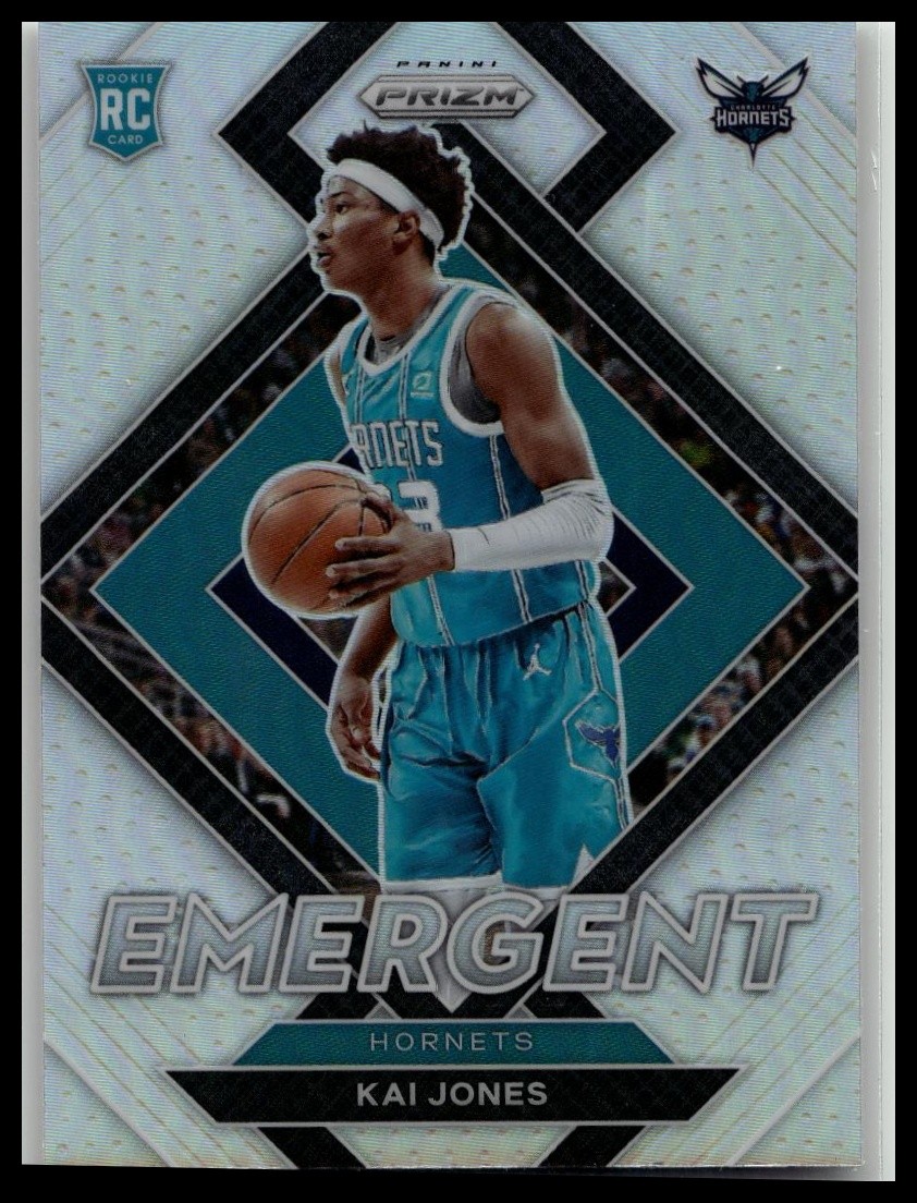 2021-22 Panini Prizm #1 Kai Jones Emergent Prizms Silver