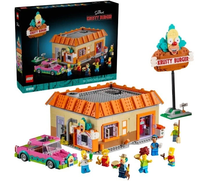 LEGO Icons 10352 Los Simpson Krusty Burger Sellado Listo para Enviar Foto 2 de 2