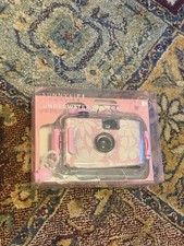 New In Box Sunny Life Pink Floral Underwater Film Camera Uses 35mm Film