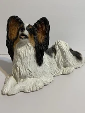Rare Nancy Miller Pinke Signed Papillion Dog Sculpture Best in Specialty 93/250