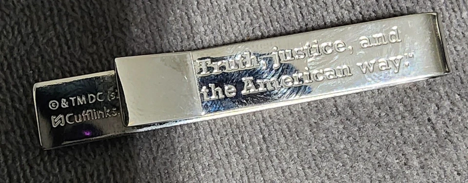 New! CufflinksInc Superman Hidden Message Tie Bar - Image 4 of 4