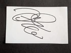 Mike Alstott Signed 3x5 Cut - Buccaneers, Purdue