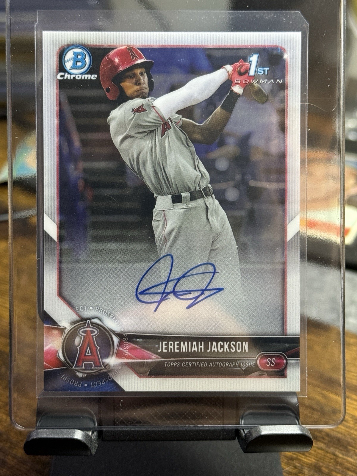 2018 Bowman Chrome Auto 1st Draft Jeremiah Jackson Rookie #CDA-JJ RC Rookie
