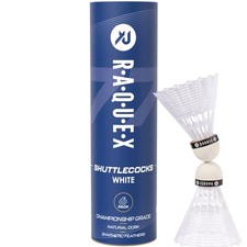 BadmintonFederbälle aus Nylon– Röhre mit 6 Federbällen mit Naturkork– drei Ge...