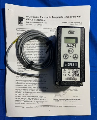 Penn A421abd-02C Electronic Single Stage Temp Control 550008317