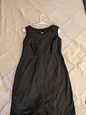 Preowned Size 12 GAP Black Sleeveless Dress 