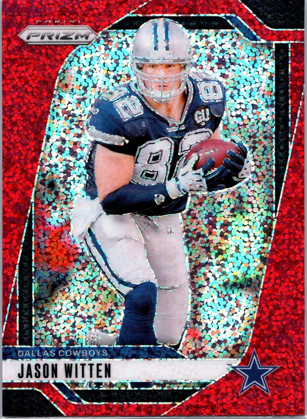 2024 Panini Prizm - Jason Witten #80 Red Sparkle Prizm - DALLAS COWBOYS