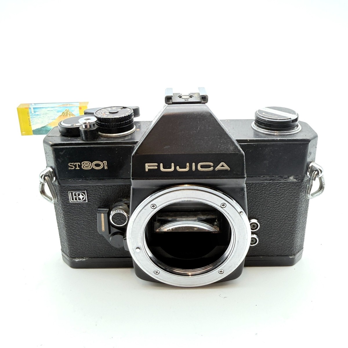 Fujica ST801 35mm Film SLR Camera Body Black M42 Screw Mount LED