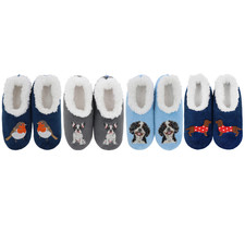 Snoozies Pairables Ditsy Bow: Le Pantofole Da Donna In Pile Sherpa Morbidissime Con Fiocchetto