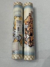 VTG Classic Story Book Winnie Pooh Wallpaper Border 2 Rolls 5 Yrds Each RARE