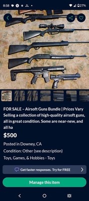 BB Air Set and Echo1 M14 Metal Airsoft OBO PRICE (Sig Sauer Sold)
