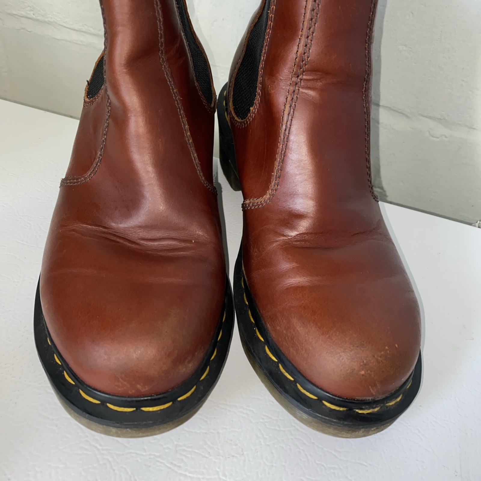 Dr Martens Doc Cadence Boots Reddish Brown Leather US 8 Women AirWair, cushion  thumbnail 8