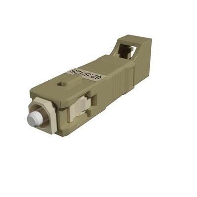 Multimode SC Male To LC Female 62.5/125 Fiber Optic Hybrid Adapter Simplex