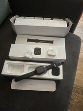 Apple Watch Series 5 44mm Space Grey Aluminium Case with Black Sport Band