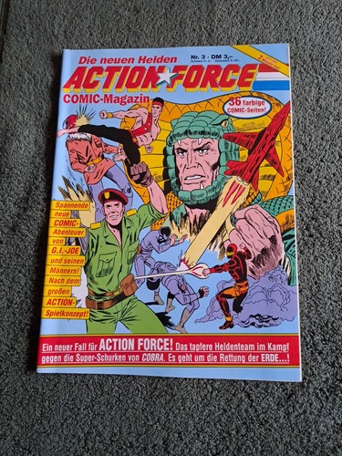 ACTION FORCE Nr. 3 • Action/ Science-Fiction Comic Magazin 1990 • Zustand 0-1