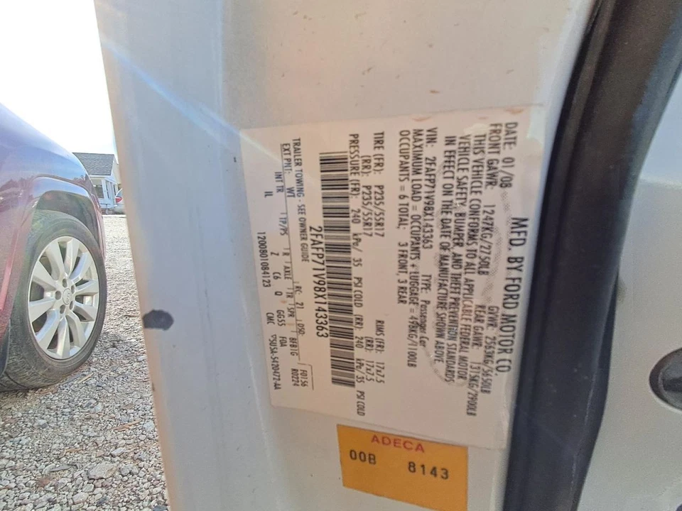 Fuel Pump Assembly Flex Fuel Thru 9/24/09 Fits 06-10 CROWN VICTORIA 2644853 Foto 3 de 4