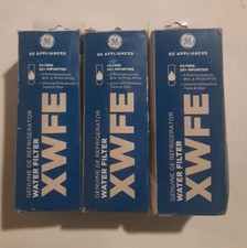 GE XWFE Refrigerator Water Filter - Lot 3 New Without Chip