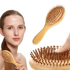 Wooden Bamboo Hair Brush Improve Hair Growth Wood hairbrush Prevent Hair Loss Co