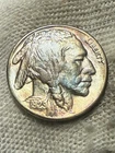 1929-S Buffalo Nickel CHOICE AU FREE SHIPPING Nice Coin Toned